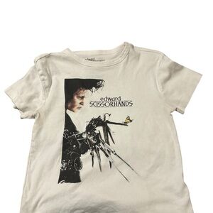 Edward Scissorhands baby tee - White